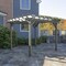Highwood Usa Bodhi 10 x 10 Poly Outdoor Pergola Gazebo AD-PGLA1010-CGE - alternate 2